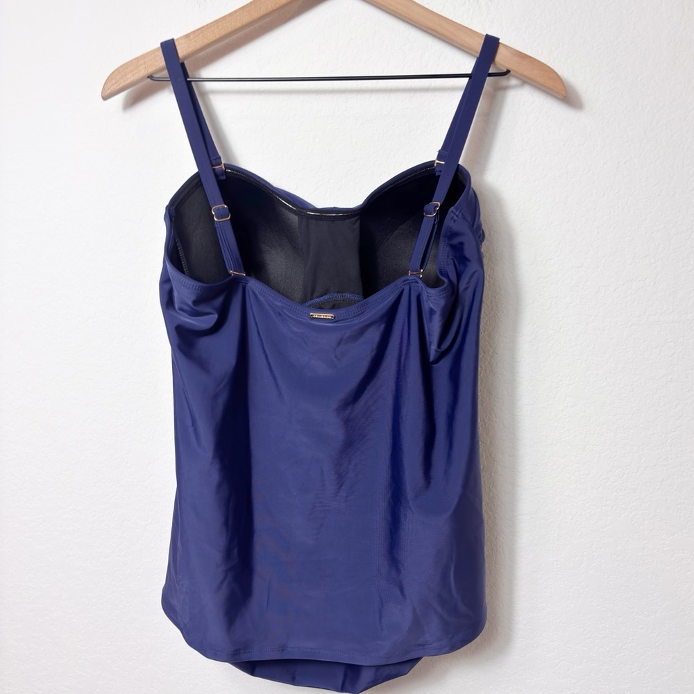 RELLECIGA MADE IN ITALY WOMEN NAVY XL SWIMMING TANKINI BRAND NEW WITH TAGS - Picture 4 of 6